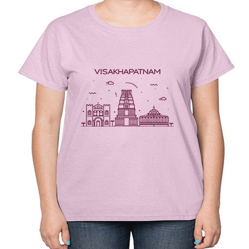 Visakhapatnam 2089# - cities-  Ladies T-Shirt