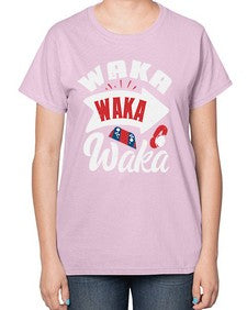 Waka Waka Waka 50# - video games-  Ladies T-Shirt