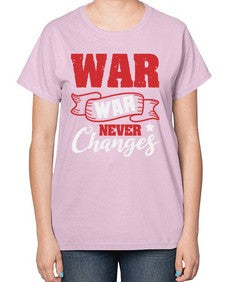 War War never changes 53# - video games-  Ladies T-Shirt