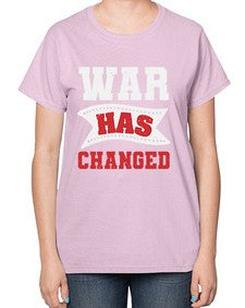 War has changed 52# - video games-  Ladies T-Shirt