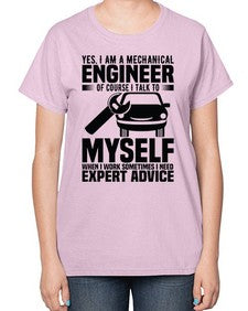 Yes I Am A Mechanical Style 1671# - engineer-  Ladies T-Shirt