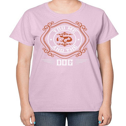 You Me And The Dogs Style 134# - dogs-  Ladies T-Shirt