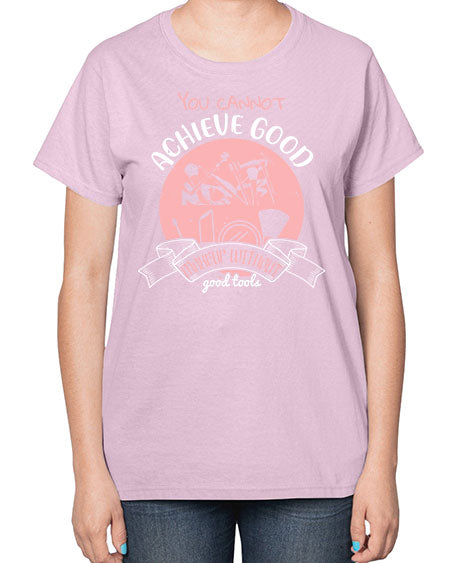 You cannot achieve good makeup without good tools Style 173# -makeup  Ladies T-Shirt