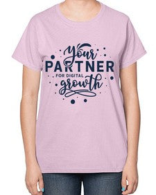 Your Partner for Digital Growth 1# - internet-  Ladies T-Shirt