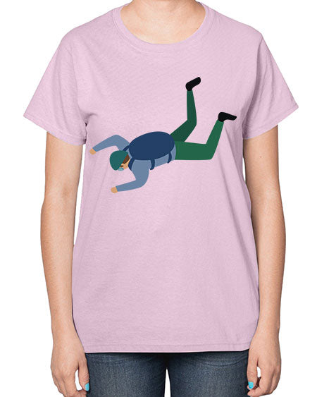 all in one 01# - parachute-  Ladies T-Shirt