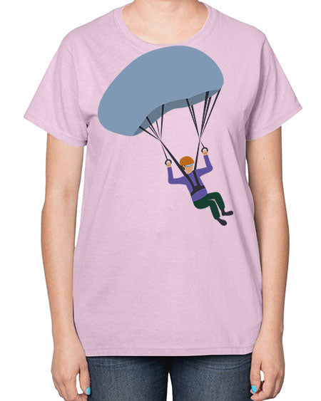 all in one 06# - parachute-  Ladies T-Shirt