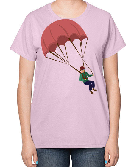 all in one 07# - parachute-  Ladies T-Shirt