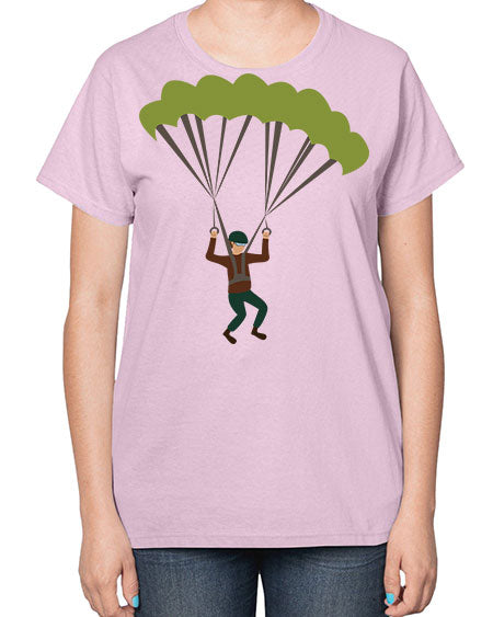 all in one 11# - parachute-  Ladies T-Shirt