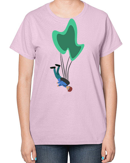 all in one 12# - parachute-  Ladies T-Shirt