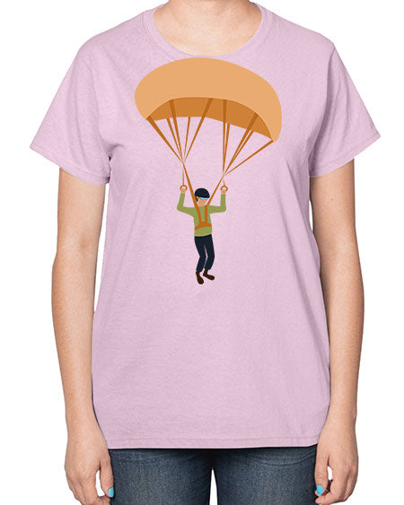 all in one 13# - parachute-  Ladies T-Shirt