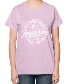 aquarius 77# - aquarius-  Ladies T-Shirt