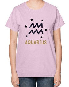 aquarius 83# - aquarius-  Ladies T-Shirt