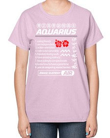 aquarius 85# - aquarius-  Ladies T-Shirt