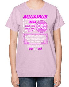 aquarius 86# - aquarius-  Ladies T-Shirt