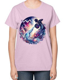 aquarius 89# - aquarius-  Ladies T-Shirt
