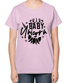 baby unicorn 14# - unicorn-  Ladies T-Shirt