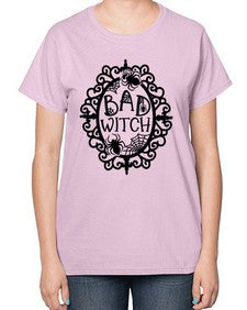 bad witch 52# - witch-  Ladies T-Shirt