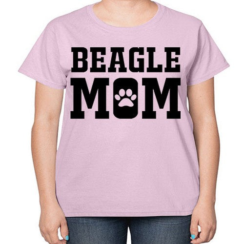 beagle mom 54# - dogs-  Ladies T-Shirt
