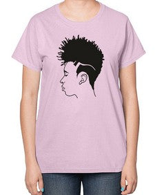 beardman 60# - black boys or men-  Ladies T-Shirt