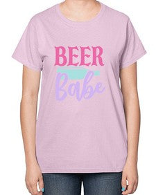 beer babe 44# - beer-  Ladies T-Shirt