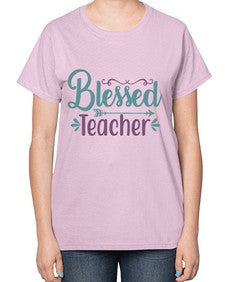 blessed teacher 631# - teacher-  Ladies T-Shirt