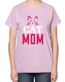 cat mom Style 34# - cats-  Ladies T-Shirt