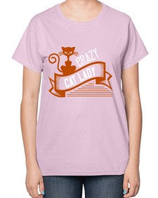 crazy cat lady Style 43# - cats-  Ladies T-Shirt