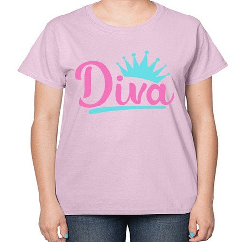 diva Style 121# - dogs-  Ladies T-Shirt