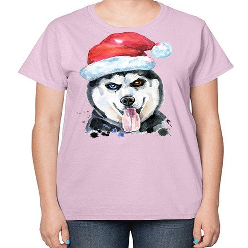 dog hat 104# - dogs-  Ladies T-Shirt