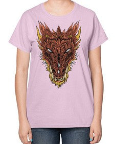 dragon 176# - dragon-  Ladies T-Shirt