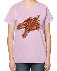 dragon 184# - dragon-  Ladies T-Shirt