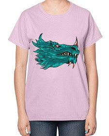 dragon 186# - dragon-  Ladies T-Shirt