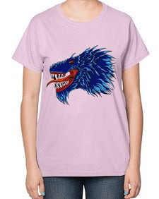 dragon 188# - dragon-  Ladies T-Shirt