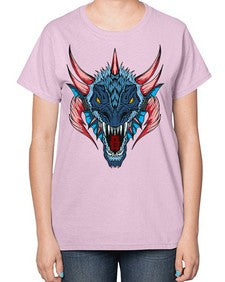 dragon 193# - dragon-  Ladies T-Shirt