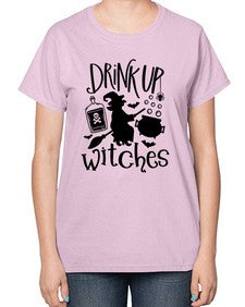 drink up witches 41# - witch-  Ladies T-Shirt