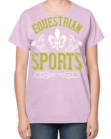 equestrian sports Style 55# - horse-  Ladies T-Shirt