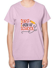 first day of school 113# - first grade-  Ladies T-Shirt