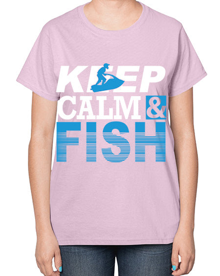 fishing transperment png 72# - shark-fish-  Ladies T-Shirt