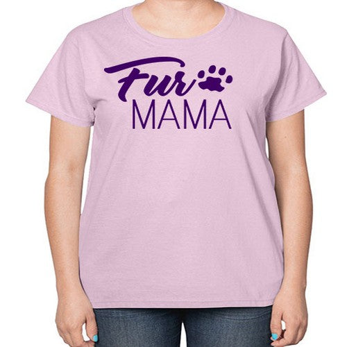 fur mama - dogs-  Ladies T-Shirt