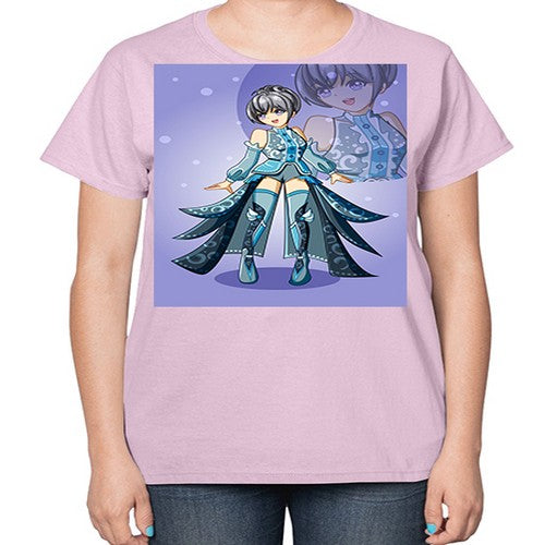 game of beautiful girl140# - anime-  Ladies T-Shirt