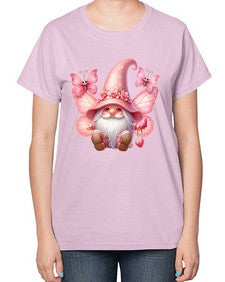 gnome with butterfly 02# - gnome-  Ladies T-Shirt