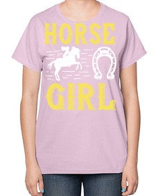 horse girl Style 51# - horse-  Ladies T-Shirt
