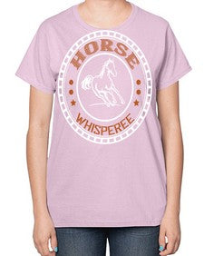 horse whisperee Style 47# - horse-  Ladies T-Shirt