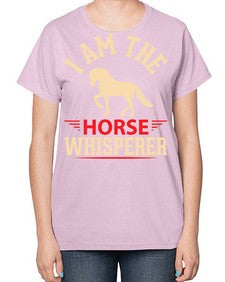 i am the horse whisperer Style 3# - horse-  Ladies T-Shirt