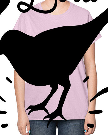 if you are a bird i am a bird 53# - birds-  Ladies T-Shirt