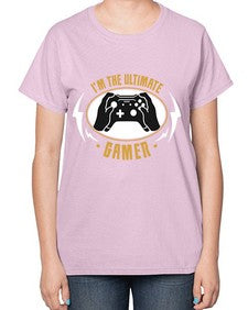 im the ultimate gamer 122# - video games-  Ladies T-Shirt