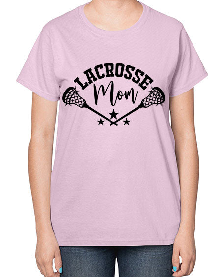 lacrosse mom 9# - lacrosse-  Ladies T-Shirt