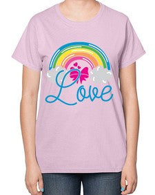 love 276# - unicorn-  Ladies T-Shirt