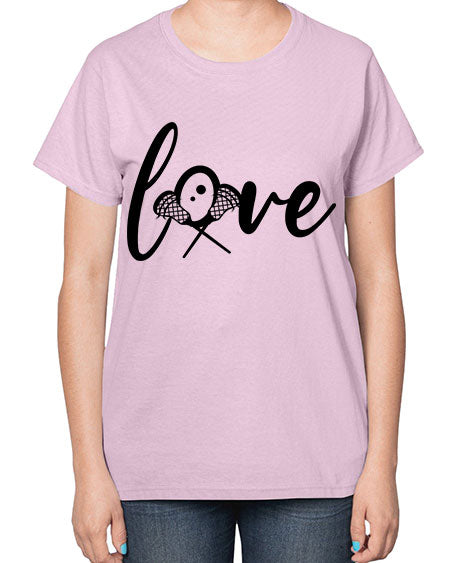 love 4# - lacrosse-  Ladies T-Shirt