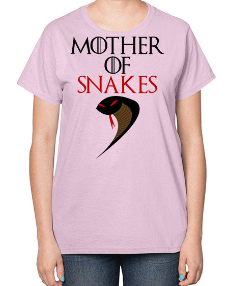 mother of snakes - snake-  Ladies T-Shirt